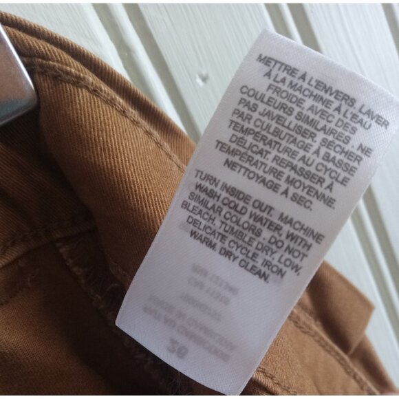 Dynamite Brown Pants Women’s Size 26 Slim Fit Casual Work Trouser Style Jeans - Picture 7 of 7